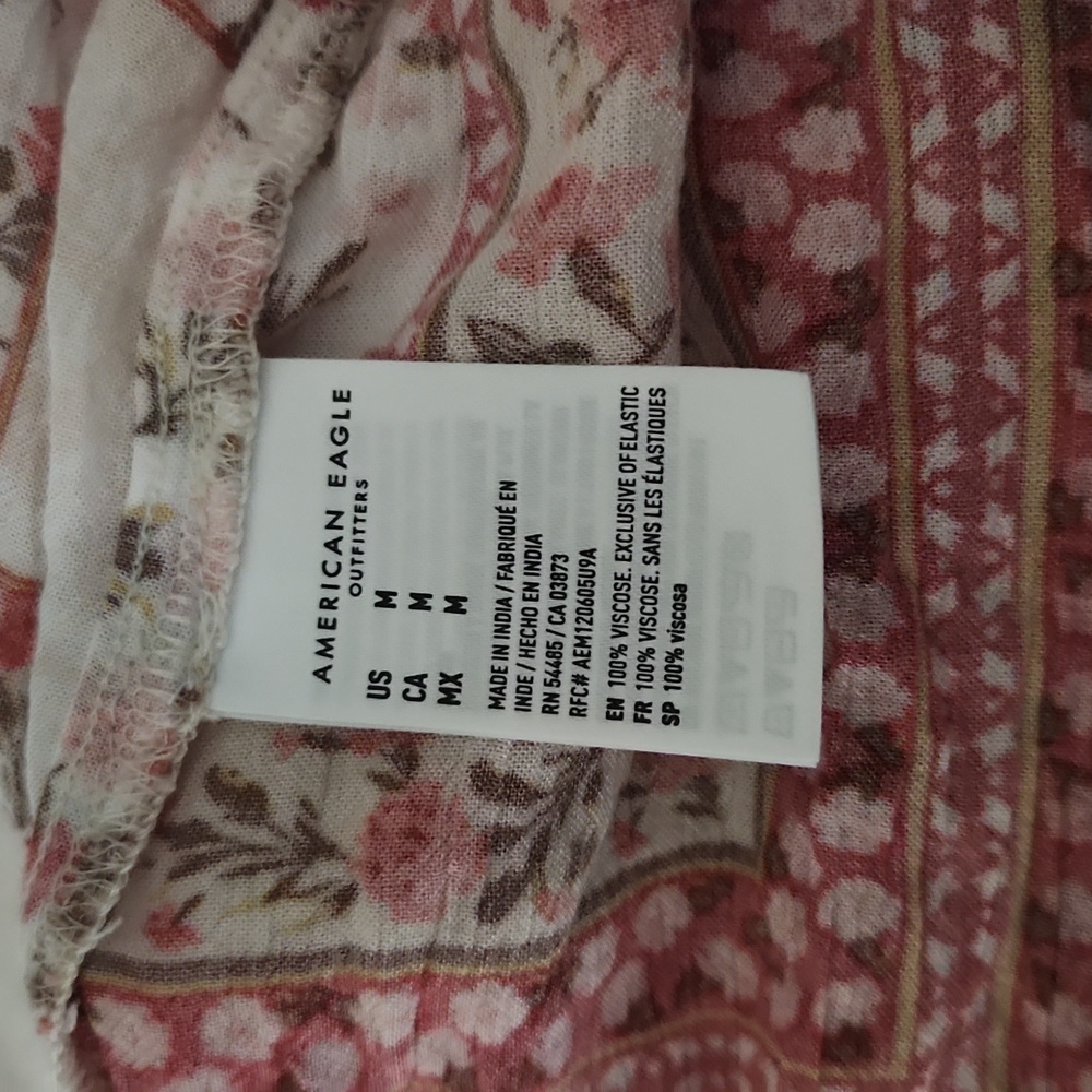 American Eagle Outfitters Red and Cream Mini Dress - Picture 8 of 11